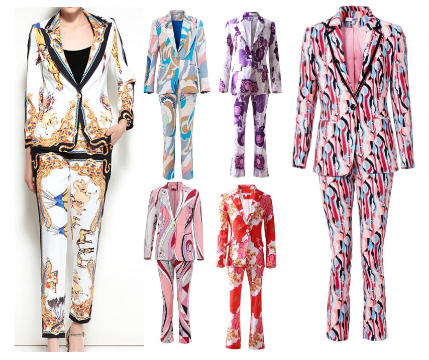 WomenS Two Piece Pants With Floral Pattern Printed Office Suit Jackets And Long Trousers Formal Suit Casual Clothing Woman Tracksuit 6 Different Models Size S-XL, Silical gel
WomenS Two Piece Pants With Floral Pattern Printed Office Suit Jackets And Long Trousers Formal Suit Casual Clothing Woman Tracksuit 6 Different Models Size S-XL, Silical gel