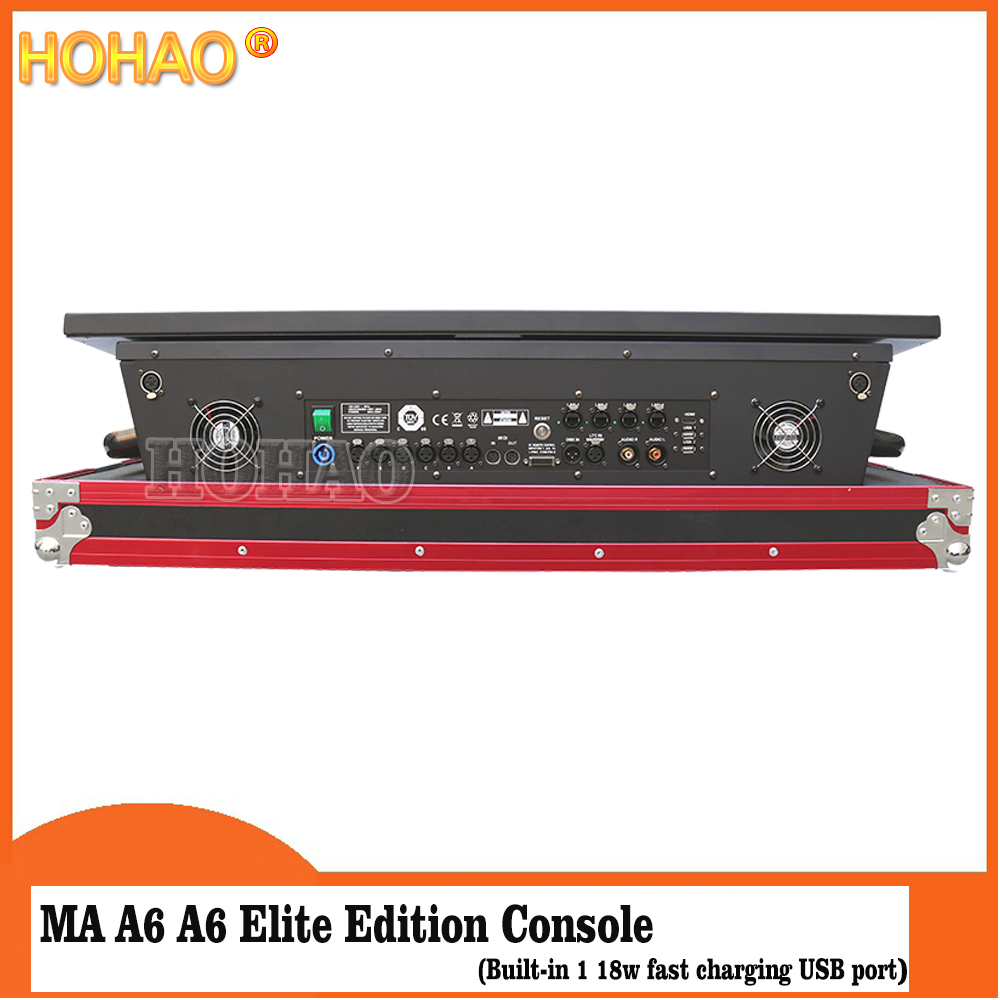 hohao hottest ma a6 elite version console stage computer light controller asus motherboard intel i5cpu 8g memory 2 electric touch capacitive screen fo