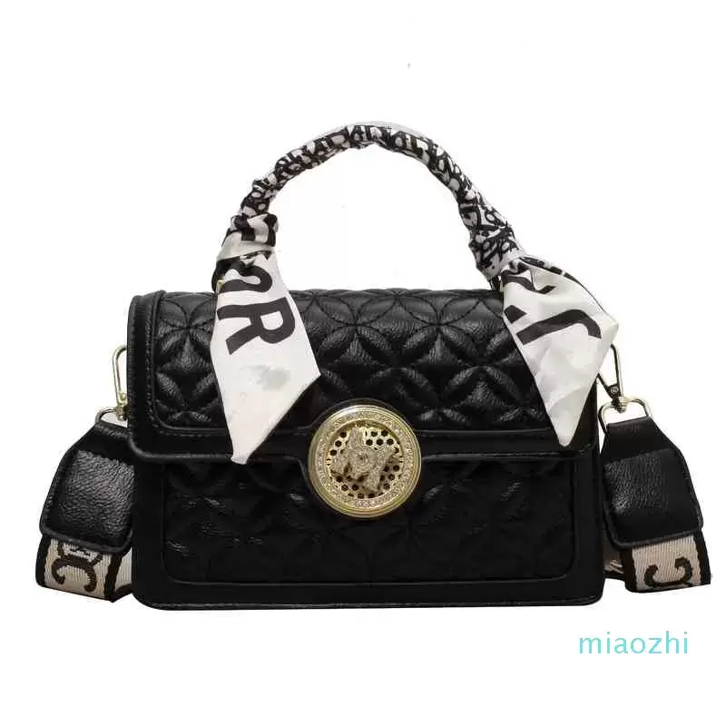 Fashion Lingge Women's Small Bag New Fashion Versatile One Shoulder Messenger Bag Net Red Portable Princess Other Bags