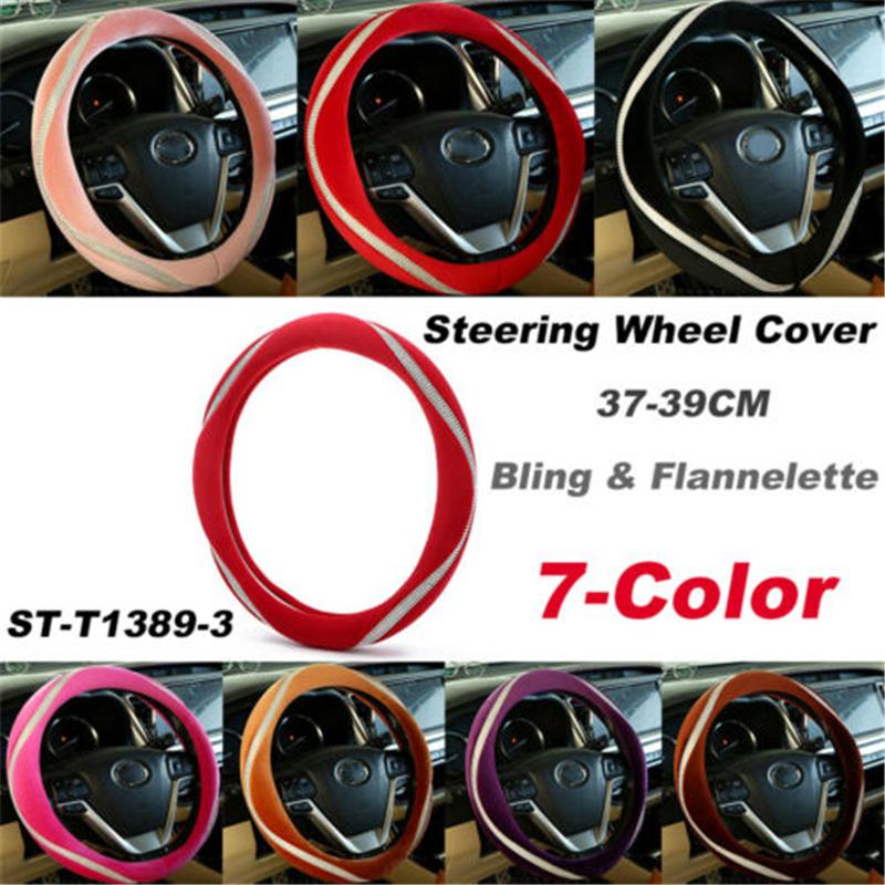 Steering Wheel Covers 37-39CM Car Crystal Flannelette Auto Protectors For Women Girls AccessoriesSteering
Steering Wheel Covers 37-39CM Car Crystal Flannelette Auto Protectors For Women Girls AccessoriesSteering