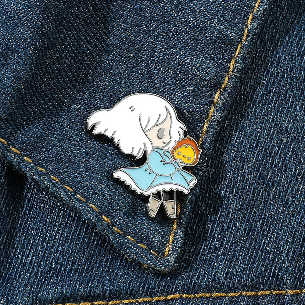 Howl's Moving Castles Hard Enamel Pin Cute Cartoon Magic Wizard Medal Brooch Jewelry Miyazaki Hayaos Anime Movie Fans Gift S1000, As picture
Howl's Moving Castles Hard Enamel Pin Cute Cartoon Magic Wizard Medal Brooch Jewelry Miyazaki Hayaos Anime Movie Fans Gift S1000, As picture