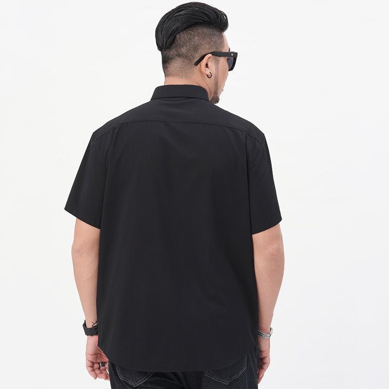 Extra XL Menswear Men's Clothing Short Sleeve Shirt Casual Loose Thin Personality Plus Size Men Shirts, Black
Extra XL Menswear Men's Clothing Short Sleeve Shirt Casual Loose Thin Personality Plus Size Men Shirts, Black