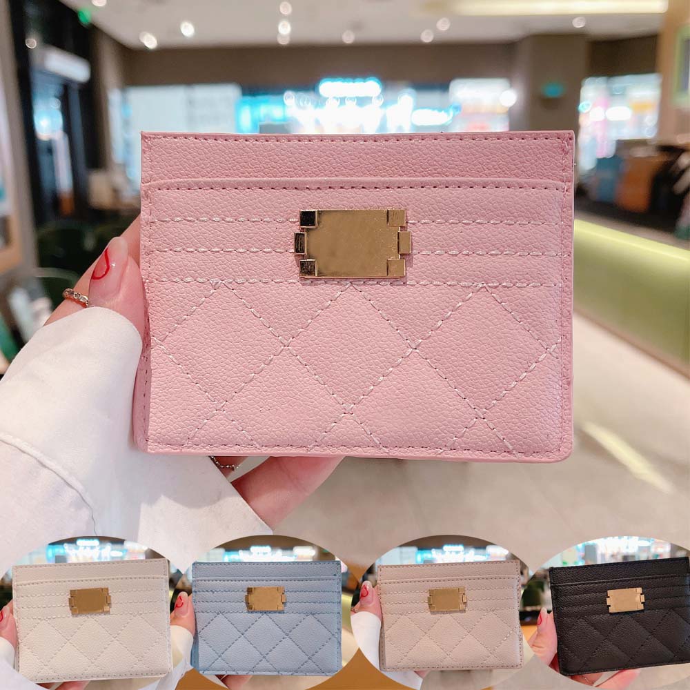 High Quality Women Card Holder Leather Wallet Purse Luxury Designer Lady Girl Pouch Caviar Organizer Clutch Handbag
High Quality Women Card Holder Leather Wallet Purse Luxury Designer Lady Girl Pouch Caviar Organizer Clutch Handbag