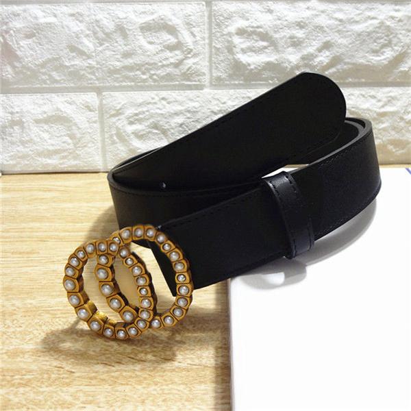 2021 Trends pearl Belts Luxury Design Women Letter Fashion Alloy Leather Smooth double Golden rhinestones buckle jeans ladies Belt BLack sizes 90-125CM, With box
2021 Trends pearl Belts Luxury Design Women Letter Fashion Alloy Leather Smooth double Golden rhinestones buckle jeans ladies Belt BLack sizes 90-125CM, With box