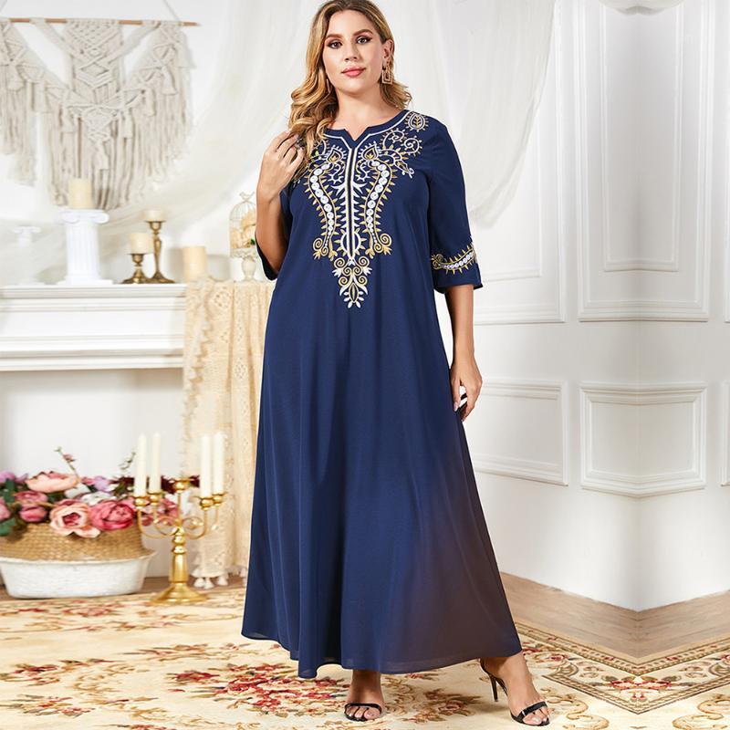 Casual Dresses Fridayin Women Three Quarter Sleeve Dress Autumn Flower Printed Laides Loose Party Maxi, Deep blue
Casual Dresses Fridayin Women Three Quarter Sleeve Dress Autumn Flower Printed Laides Loose Party Maxi, Deep blue
