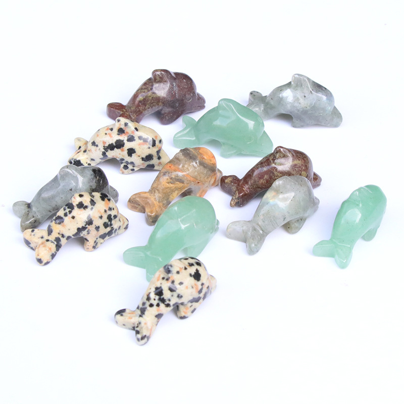 1 Inch Little Dolphin Carved Stone Rose Quartz Carving Crystal Healing Decoration Animal Ornaments Crafts
1 Inch Little Dolphin Carved Stone Rose Quartz Carving Crystal Healing Decoration Animal Ornaments Crafts