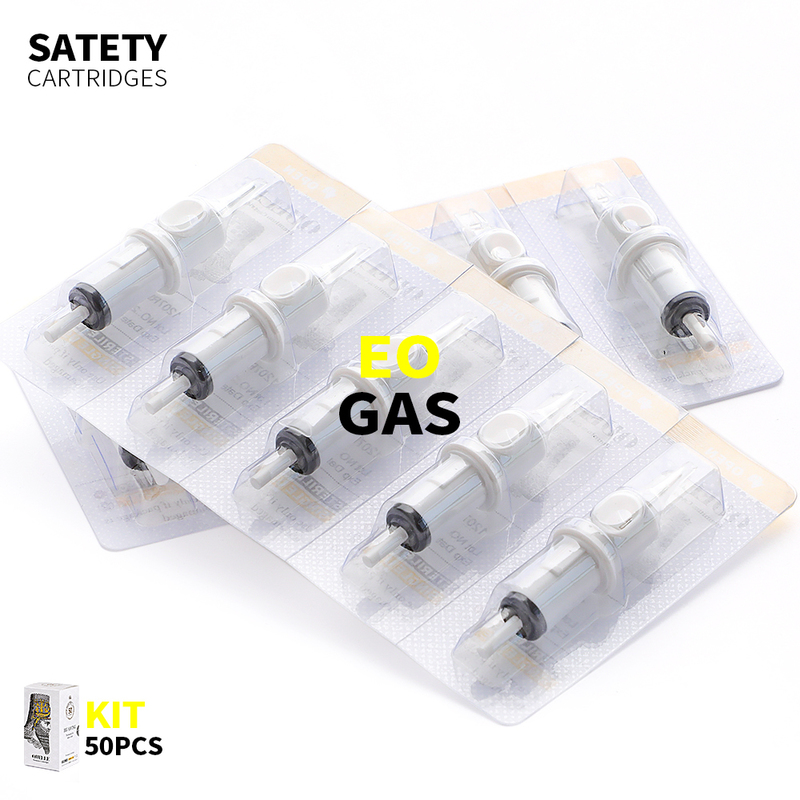 QUELLE Tattoo Cartridges Needles 50Pcs Mixed #12 Standard Disposable Sterilized Safe with Membrane Assorted Size 220316