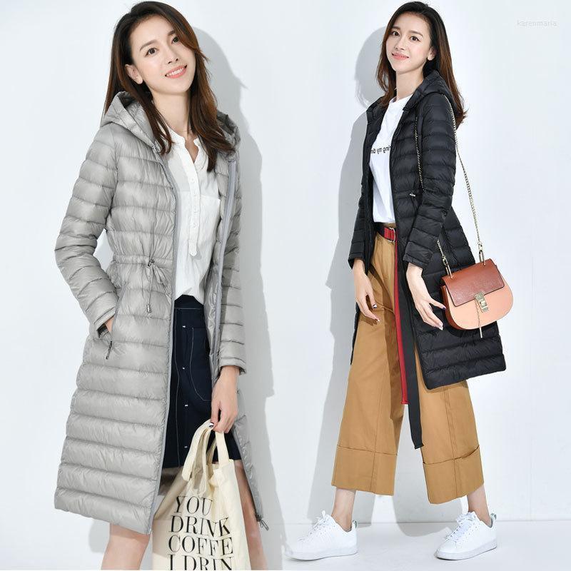 Slim Waist Hooded White Duck Down Jackets Women Ultra Thin Lightweight Long Style Coats For Autumn1 Kare22, Navy blue
Slim Waist Hooded White Duck Down Jackets Women Ultra Thin Lightweight Long Style Coats For Autumn1 Kare22, Navy blue