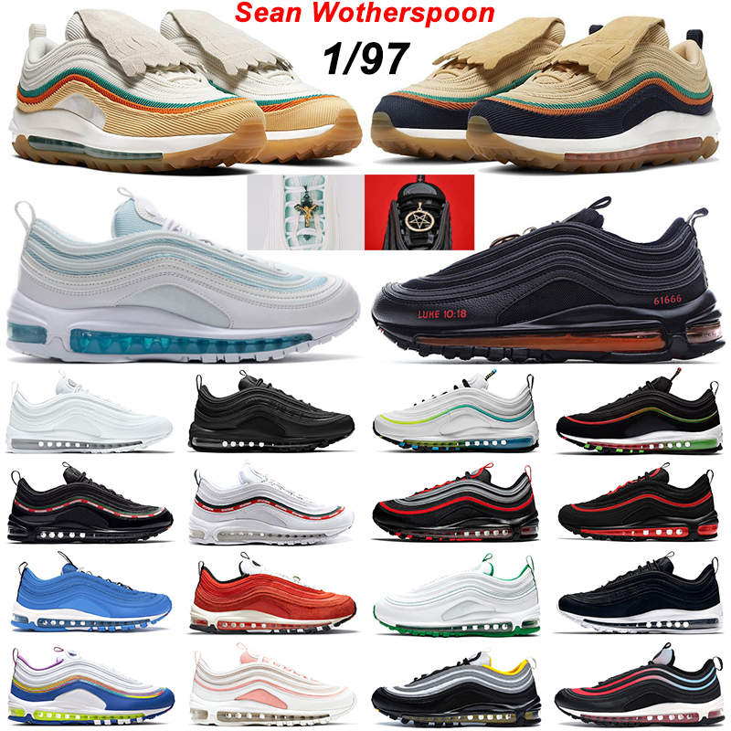 97 Running Shoes 97s Men Women Triple Worldwide Black White Sean Wotherspoon Silver Bullet South Beach Bright Citron Halloween Mens Trainers Sports Sneakers, #16 bleached coral 36-39
97 Running Shoes 97s Men Women Triple Worldwide Black White Sean Wotherspoon Silver Bullet South Beach Bright Citron Halloween Mens Trainers Sports Sneakers, #16 bleached coral 36-39