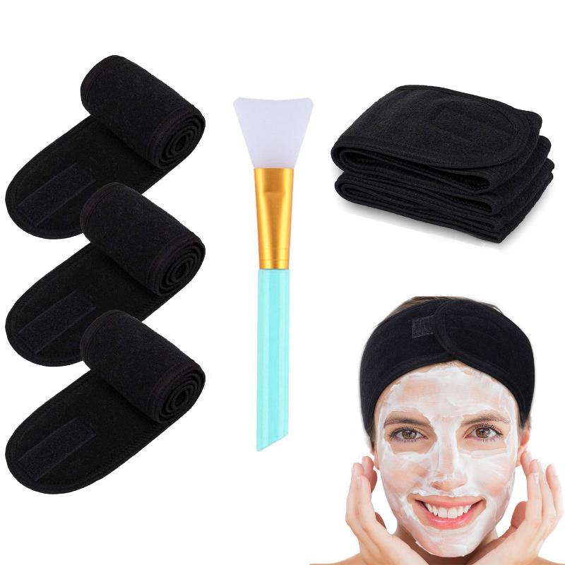 Makeup Brushes Facial Headband Wrap Head Terry Cloth Washable Toweling Headscarf Cosmetic Band With 1 Mask BrushMakeup
Makeup Brushes Facial Headband Wrap Head Terry Cloth Washable Toweling Headscarf Cosmetic Band With 1 Mask BrushMakeup