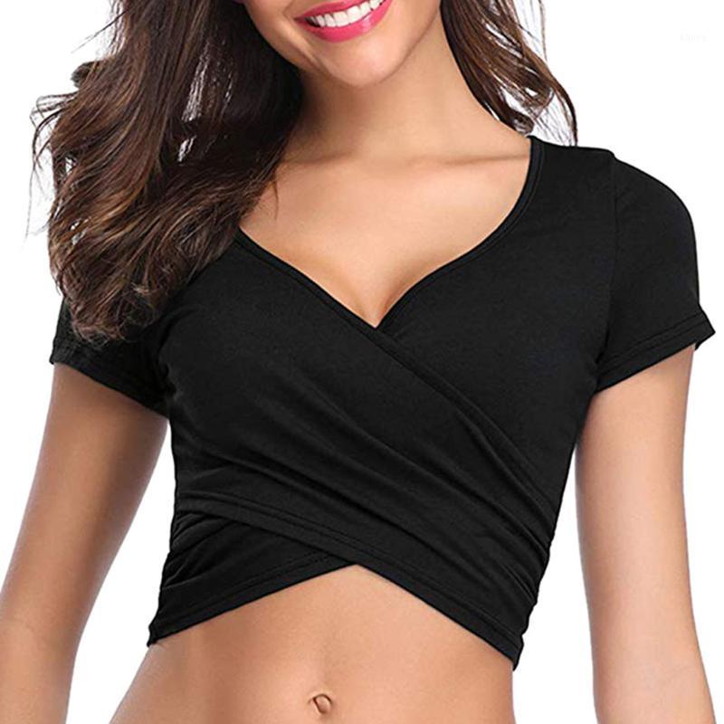 Women Cross Wrap Deep V Tank Top Sexy Design Short Sleeve Unique Slim Fit Summer Basic Blouse Minority Crop Tops Haut Femme Women's Tanks &, Black
Women Cross Wrap Deep V Tank Top Sexy Design Short Sleeve Unique Slim Fit Summer Basic Blouse Minority Crop Tops Haut Femme Women's Tanks &, Black