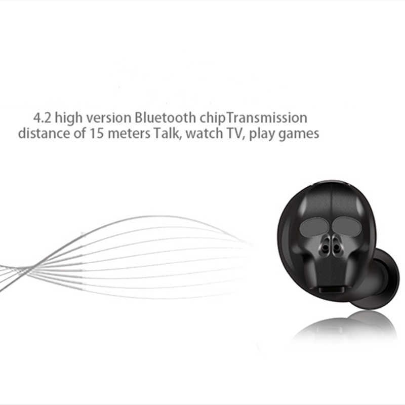 Bluetooth Skull Cell Phone Earphones sk20 Sports Running Music Wireless Headphones Earplugs