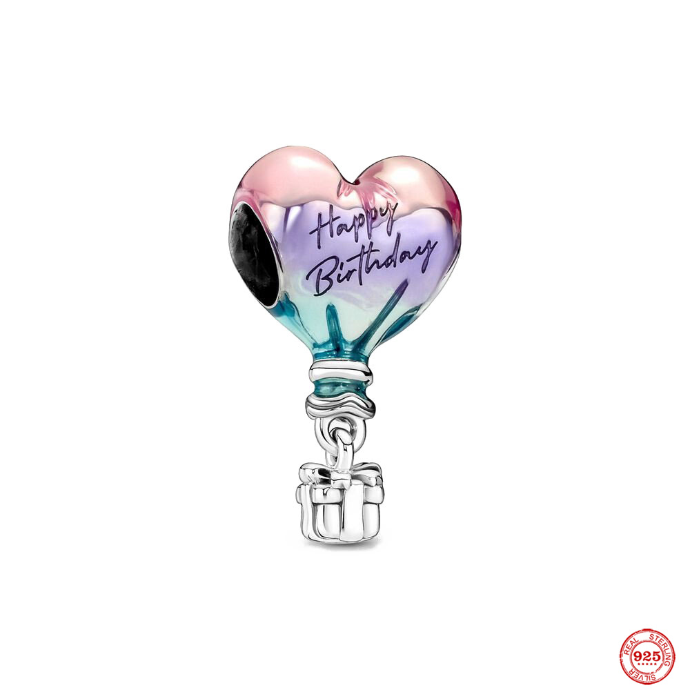 New 925 Sterling Silver Adorable Baby Pacifier Beaded Pendant For S925 Snake Bracelet Sparking Heart Pendant Boys Girls DIY Jewelry Gifts