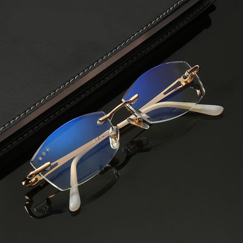 Sunglasses Elegant Lady Diamond Cut Rimless Reading Glasses Computer Goggles Women Alloy Office Business Presbyopia Frameless FrameSunglasse
Sunglasses Elegant Lady Diamond Cut Rimless Reading Glasses Computer Goggles Women Alloy Office Business Presbyopia Frameless FrameSunglasse