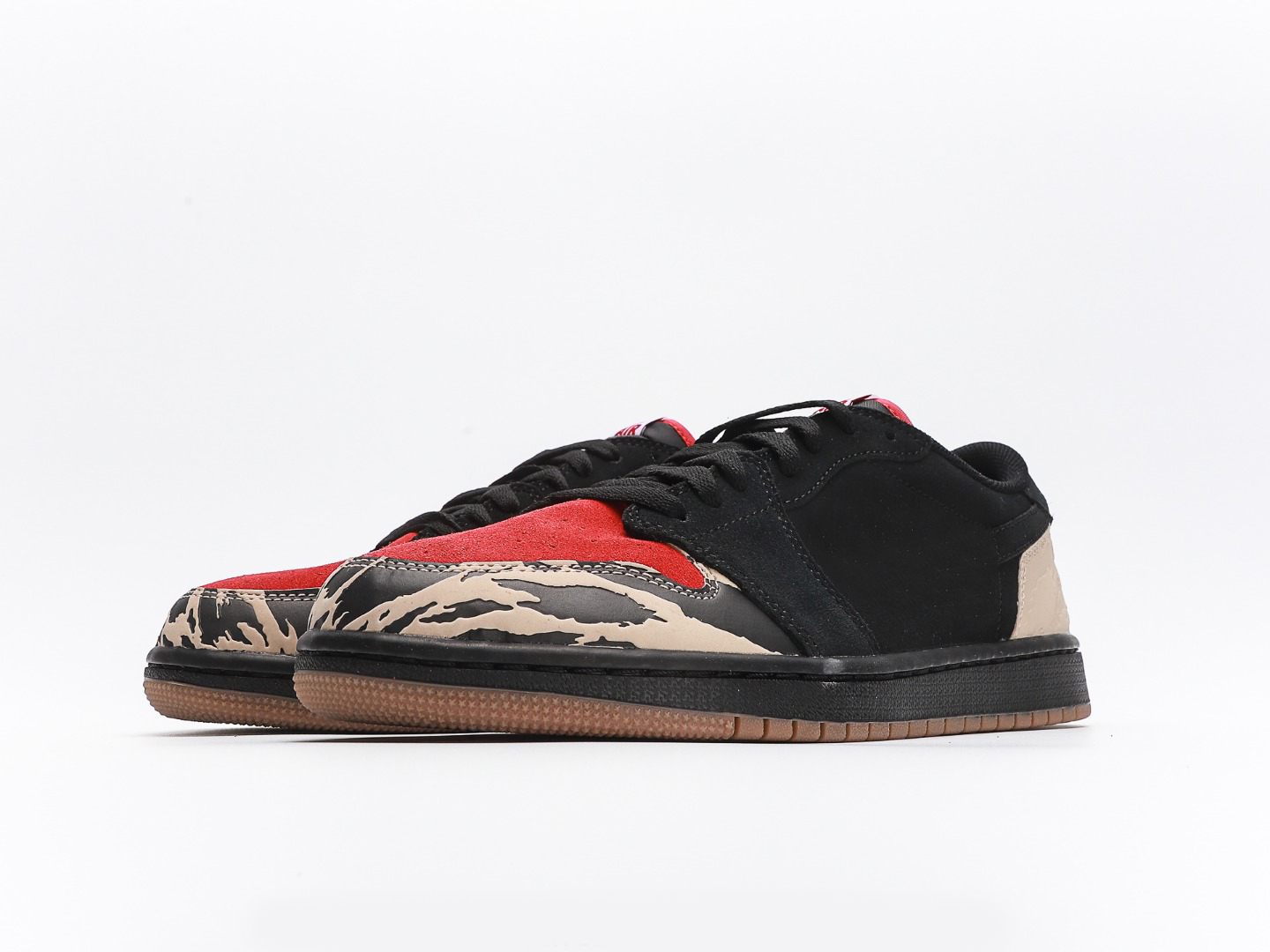 Shoes Solefly x Authentic 1 Low Og Sp Carnivore Men Women Outdoor Sports Black Suede Sneakers Original Us4-13