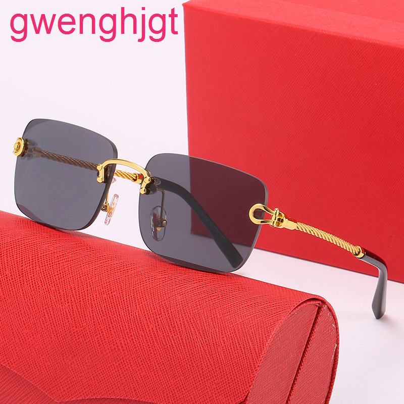Latest Fashion Men Sunglasses Sunshade glasses Leopard Head Composite Metal Rimless Optical Frame Classic Rectangle Square Gold Luxury
Latest Fashion Men Sunglasses Sunshade glasses Leopard Head Composite Metal Rimless Optical Frame Classic Rectangle Square Gold Luxury