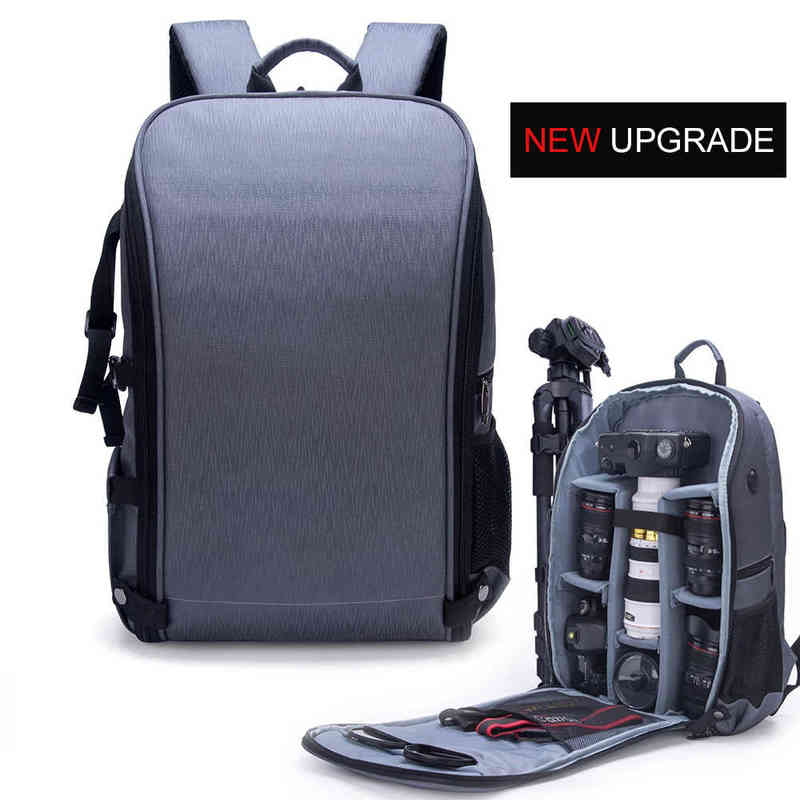 Photo Shoulders Backpack Waterproof Nylon Case fit 15.6" Laptop Bag w USB Port for SLR Photography Lens Tripod AA220324
Photo Shoulders Backpack Waterproof Nylon Case fit 15.6" Laptop Bag w USB Port for SLR Photography Lens Tripod AA220324