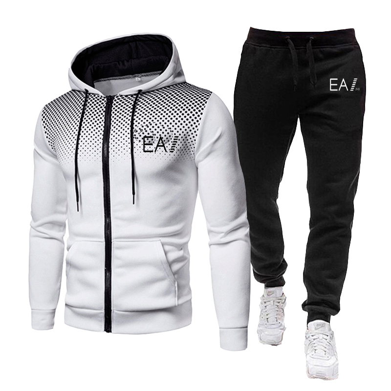 Brand new Tracksuit men's stitching fashion casual track suit polyester fabric zipper cardigan sportswear and sports pants
Brand new Tracksuit men's stitching fashion casual track suit polyester fabric zipper cardigan sportswear and sports pants