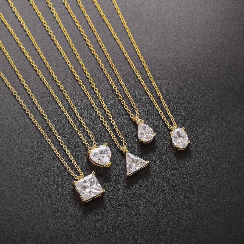 Chains Gold Plated CZ Diamond Cut Choker Necklaces Dainty Solitaire Pendant Chain Necklace For WomenChains
Chains Gold Plated CZ Diamond Cut Choker Necklaces Dainty Solitaire Pendant Chain Necklace For WomenChains