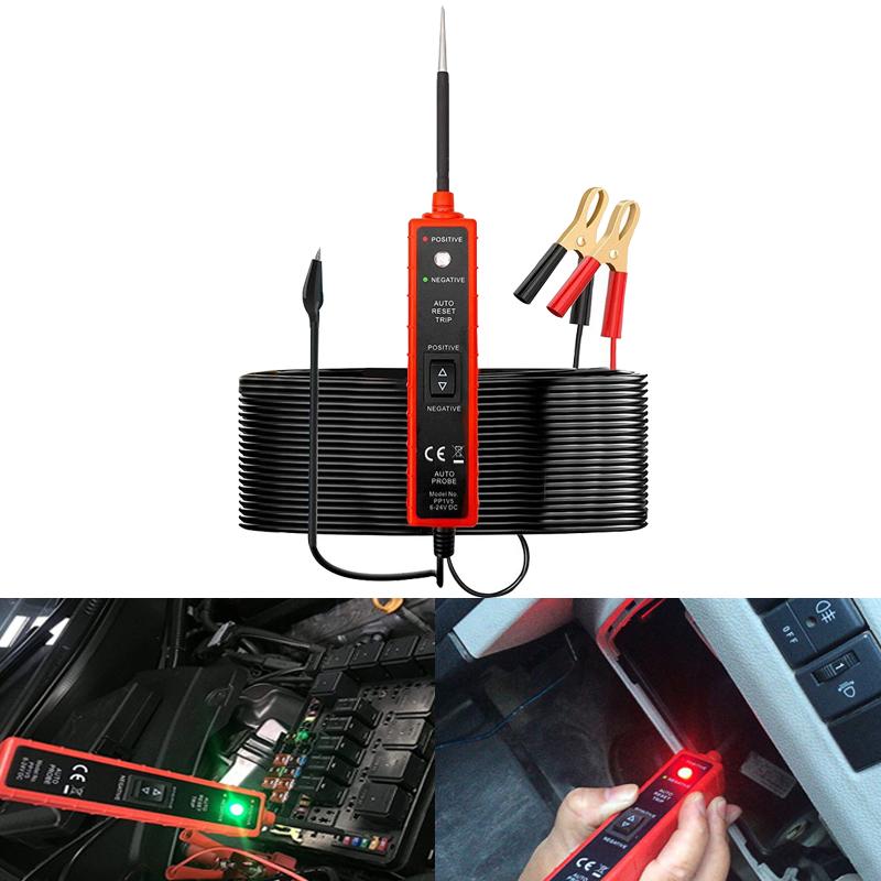 Diagnostic Tools 6-24V DC Car Electric Circuit Tester Power Repair System Diagnosis Tool
Diagnostic Tools 6-24V DC Car Electric Circuit Tester Power Repair System Diagnosis Tool