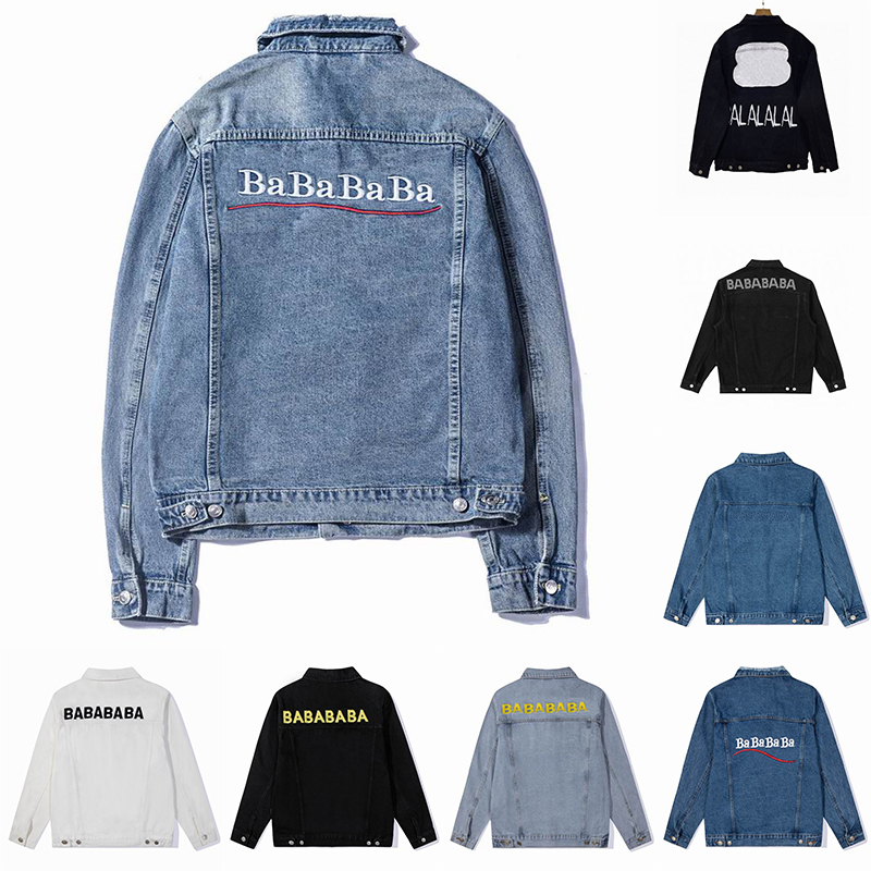 Men Denim Jackets designer Down Parkas For Lady With Letter Zippers Button Autumn And Winter Coat Jeans Fashion Jacket Denims Long Sleeves Coats S-XL, 15
Men Denim Jackets designer Down Parkas For Lady With Letter Zippers Button Autumn And Winter Coat Jeans Fashion Jacket Denims Long Sleeves Coats S-XL, 15