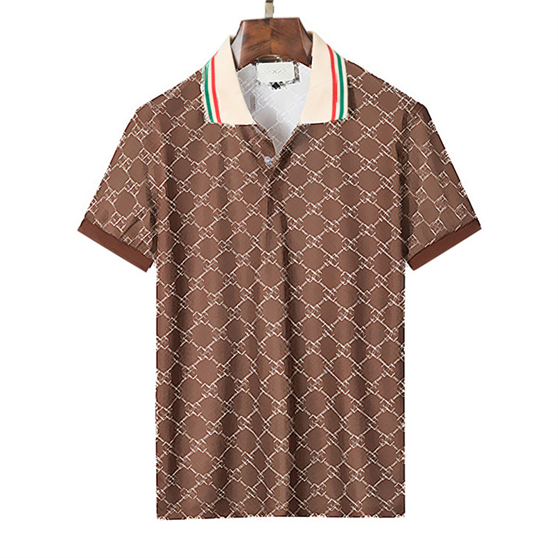 21ss mens women designer polos Double letter Water color print casual high quality fashion men wild top Blue Coffee, 03
21ss mens women designer polos Double letter Water color print casual high quality fashion men wild top Blue Coffee, 03