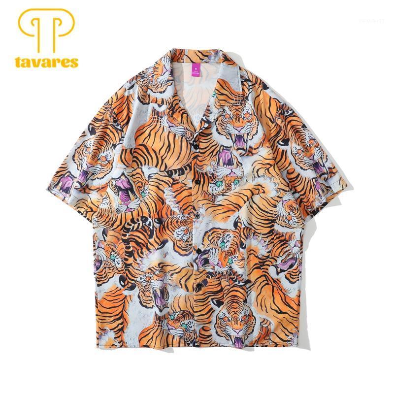 Men's Casual Shirts TAVARES Blouses Animal Tiger Men Summer Short Sleeve Shirt Women Hawaiian Beach Oversized Baggy Cardigan, Animal tiger shirt
Men's Casual Shirts TAVARES Blouses Animal Tiger Men Summer Short Sleeve Shirt Women Hawaiian Beach Oversized Baggy Cardigan, Animal tiger shirt