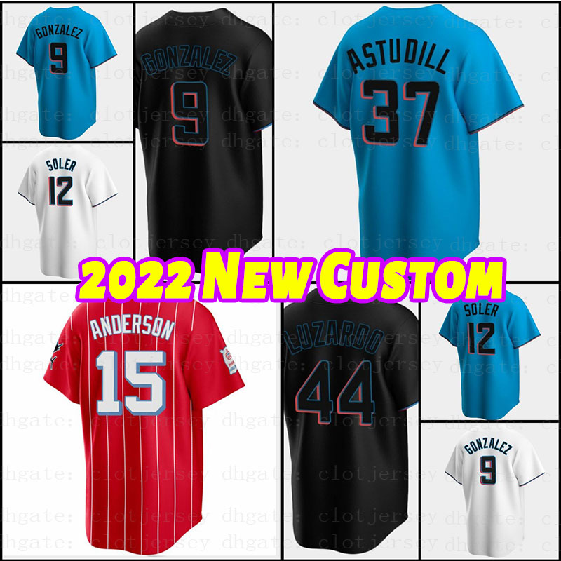 Miami 2022 New Marlins Baseball Jersey 22 Sandy Alcantara 16 Jose Fernandez 15 Brian Anderson 25 Lewis Brinson 24 Avisaíl García 26 Garrett Cooper 23 Alex Jackson 1 Diaz, As shown
Miami 2022 New Marlins Baseball Jersey 22 Sandy Alcantara 16 Jose Fernandez 15 Brian Anderson 25 Lewis Brinson 24 Avisaíl García 26 Garrett Cooper 23 Alex Jackson 1 Diaz, As shown