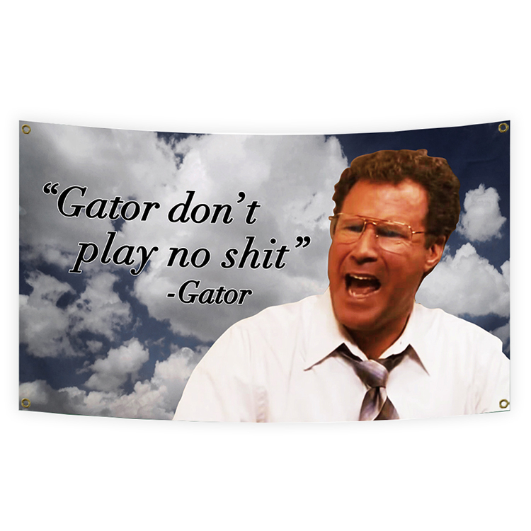 Gator Dont Play No Shit Flag 3x5 Ft With Brass Grommets For College Dorm Frat Man Cave Party Decoration
Gator Dont Play No Shit Flag 3x5 Ft With Brass Grommets For College Dorm Frat Man Cave Party Decoration