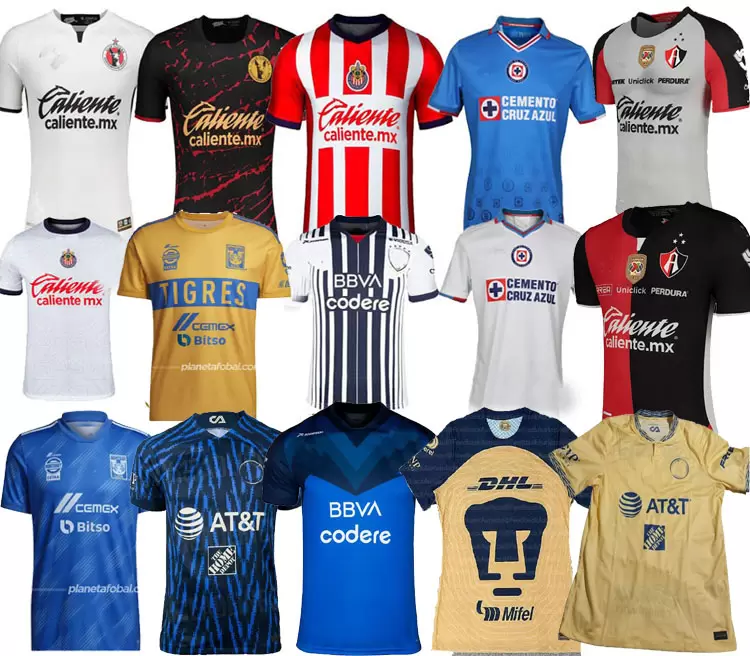LIGA MX 2022 CLUB 2023 UANL Tigres soccer jerseys Cruz Atlas Azul MONTERREY RAYADOS Guadalajara Chivas AMERICA Tijuana 22 23 football shirts maillot de foot FC, Monterrey away
LIGA MX 2022 CLUB 2023 UANL Tigres soccer jerseys Cruz Atlas Azul MONTERREY RAYADOS Guadalajara Chivas AMERICA Tijuana 22 23 football shirts maillot de foot FC, Monterrey away