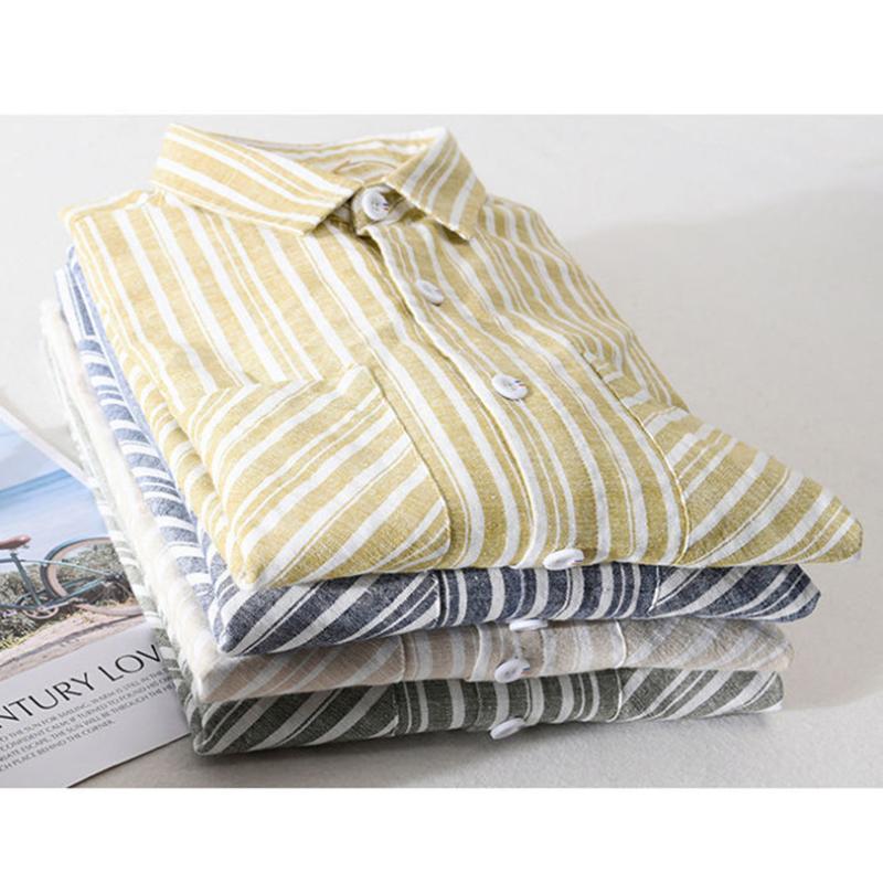 Men's Casual Shirts High Quality Men's Square Neck Long Sleeves Linen Fabric Striped Cardigan Tops Spring AutumnMen's, Yellow
Men's Casual Shirts High Quality Men's Square Neck Long Sleeves Linen Fabric Striped Cardigan Tops Spring AutumnMen's, Yellow