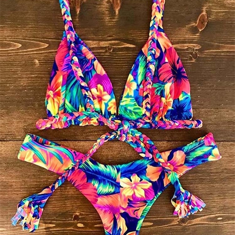 Bikini Set Women Swimwear Push Up Swimsuit Top Solid Bottom Print Brazilian Biquini Bathing Suit Swim Wear Beach 220418, Tz21216g1
Bikini Set Women Swimwear Push Up Swimsuit Top Solid Bottom Print Brazilian Biquini Bathing Suit Swim Wear Beach 220418, Tz21216g1