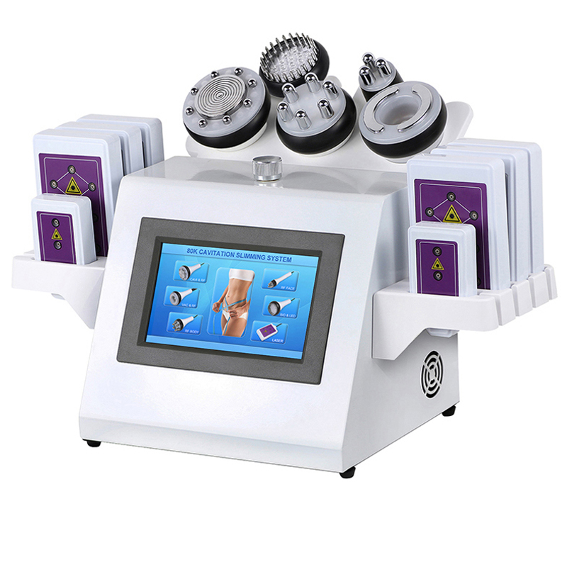 6 In 1 Ultrasonic RF Lipolaser Slimming Fat Loss Lipo Laser Ultrasound Vacuum Lipocavitation 80K Fat Body Cavitation Machine
6 In 1 Ultrasonic RF Lipolaser Slimming Fat Loss Lipo Laser Ultrasound Vacuum Lipocavitation 80K Fat Body Cavitation Machine