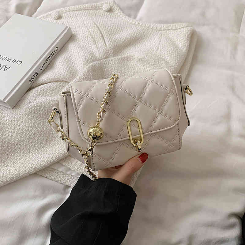 Ladies Fashion Luxury Brand Tide Bag Wholesale New Women's Small Chain Single Shoulder Crossbody, White
Ladies Fashion Luxury Brand Tide Bag Wholesale New Women's Small Chain Single Shoulder Crossbody, White