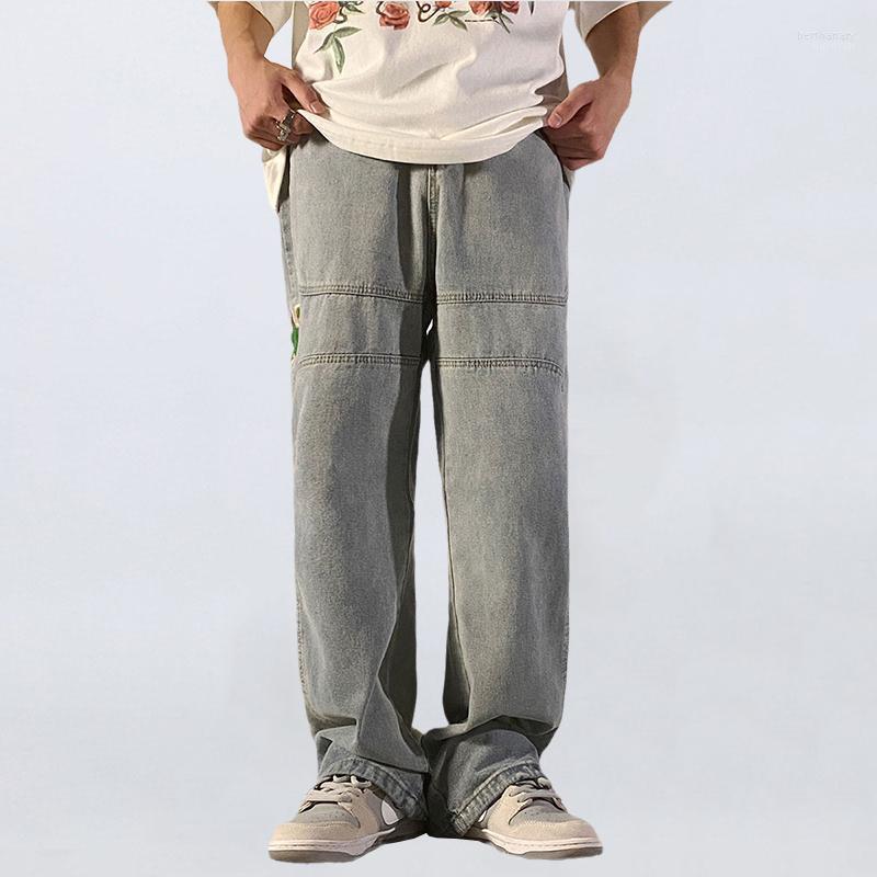 Men' Jeans Men High Street Letter Embroidery Stitching Micro-flare Casual Men' Loose Y2k Pants Ins CasualMen' Bert22, Blue
Men' Jeans Men High Street Letter Embroidery Stitching Micro-flare Casual Men' Loose Y2k Pants Ins CasualMen' Bert22, Blue