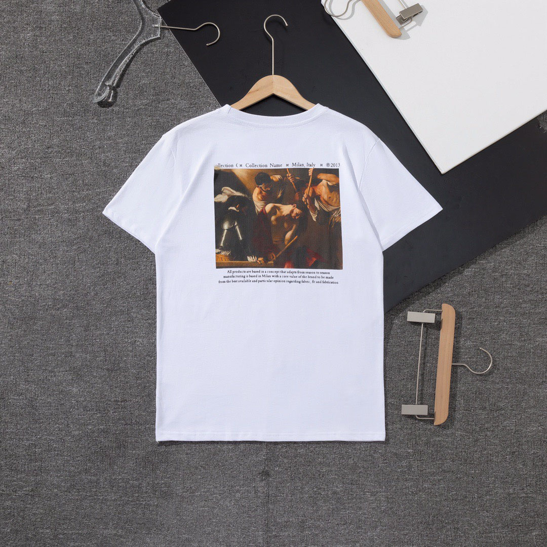 Luxury Men's T-shirts Letter Print Round Neck Short Sleeve Black White Fashion Men Women High Quality Tees.TOP10
Luxury Men's T-shirts Letter Print Round Neck Short Sleeve Black White Fashion Men Women High Quality Tees.TOP10
