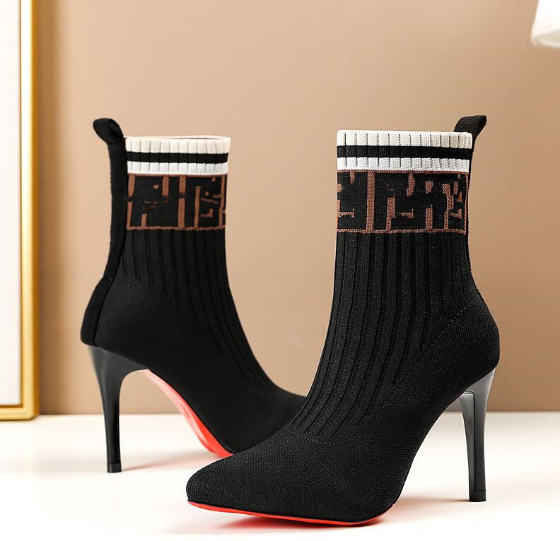 2022 New Autumn Women Super High Heels Shoes Sexy Dress Fashion Socks Boots Slip-on Designer Knitting Ankle Chunky Boots Pumps
2022 New Autumn Women Super High Heels Shoes Sexy Dress Fashion Socks Boots Slip-on Designer Knitting Ankle Chunky Boots Pumps