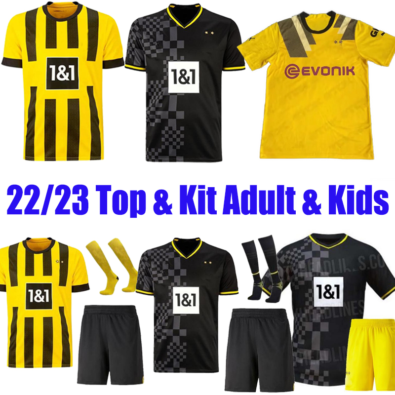22 23 Borussia 9 HALLER soccer jersey DORTMUNDS football shirts Home Away Third REUS NEONGELB BELLINGHAM HUMMELS BRANDT REYNA mens Adult kids Tops kits, Home kit with patch 2
22 23 Borussia 9 HALLER soccer jersey DORTMUNDS football shirts Home Away Third REUS NEONGELB BELLINGHAM HUMMELS BRANDT REYNA mens Adult kids Tops kits, Home kit with patch 2
