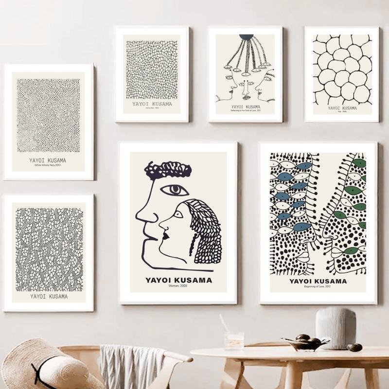 Paintings Yayoi Kusama Polka Dot Eye Abstract Wall Art Canvas Painting Nordic Posters And Prints Pictures For Living Room Decor
Paintings Yayoi Kusama Polka Dot Eye Abstract Wall Art Canvas Painting Nordic Posters And Prints Pictures For Living Room Decor