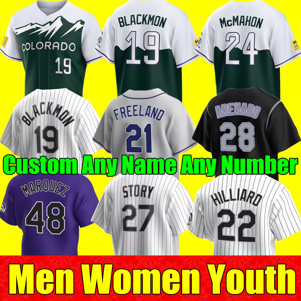 Colorado Kris Bryant 2022 City Connect Rockies Jersey Charlie Blackmon Randal Grichuk Ryan McMahon Raimel Tapia Castellani Kyle Freeland Ian Desmond Murphy, Women
Colorado Kris Bryant 2022 City Connect Rockies Jersey Charlie Blackmon Randal Grichuk Ryan McMahon Raimel Tapia Castellani Kyle Freeland Ian Desmond Murphy, Women