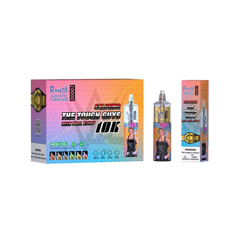 Authentic RandM Tornado 10000 Puffs Disposable Vape Pen E Cigarette With Rechargeable Battery Airflow Control Mesh Coil 20ml Prefilled 10K Big Vapor Kit Puff
Authentic RandM Tornado 10000 Puffs Disposable Vape Pen E Cigarette With Rechargeable Battery Airflow Control Mesh Coil 20ml Prefilled 10K Big Vapor Kit Puff