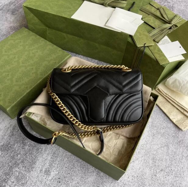FASHION Marmont WOMEN luxurys designers bags 446744 real leather Handbags chain Cosmetic messenger Shopping shoulder bag Totes lady wallet purse, 28x15x7cm
FASHION Marmont WOMEN luxurys designers bags 446744 real leather Handbags chain Cosmetic messenger Shopping shoulder bag Totes lady wallet purse, 28x15x7cm