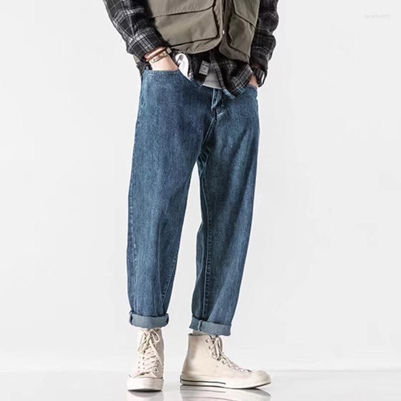 Men's Jeans Casual Retro Large Cargo Fashion Men's Loose Size Straight Pants PantsMen's Heat22, Blue
Men's Jeans Casual Retro Large Cargo Fashion Men's Loose Size Straight Pants PantsMen's Heat22, Blue