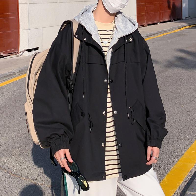 Men's Jackets YASUGUOJI Fashion Harajuku High Quality Fake Two Piece Jacket Men Clothing Streetwear Loose Hooded Coat Korean Clothes, Black;brown
Men's Jackets YASUGUOJI Fashion Harajuku High Quality Fake Two Piece Jacket Men Clothing Streetwear Loose Hooded Coat Korean Clothes, Black;brown