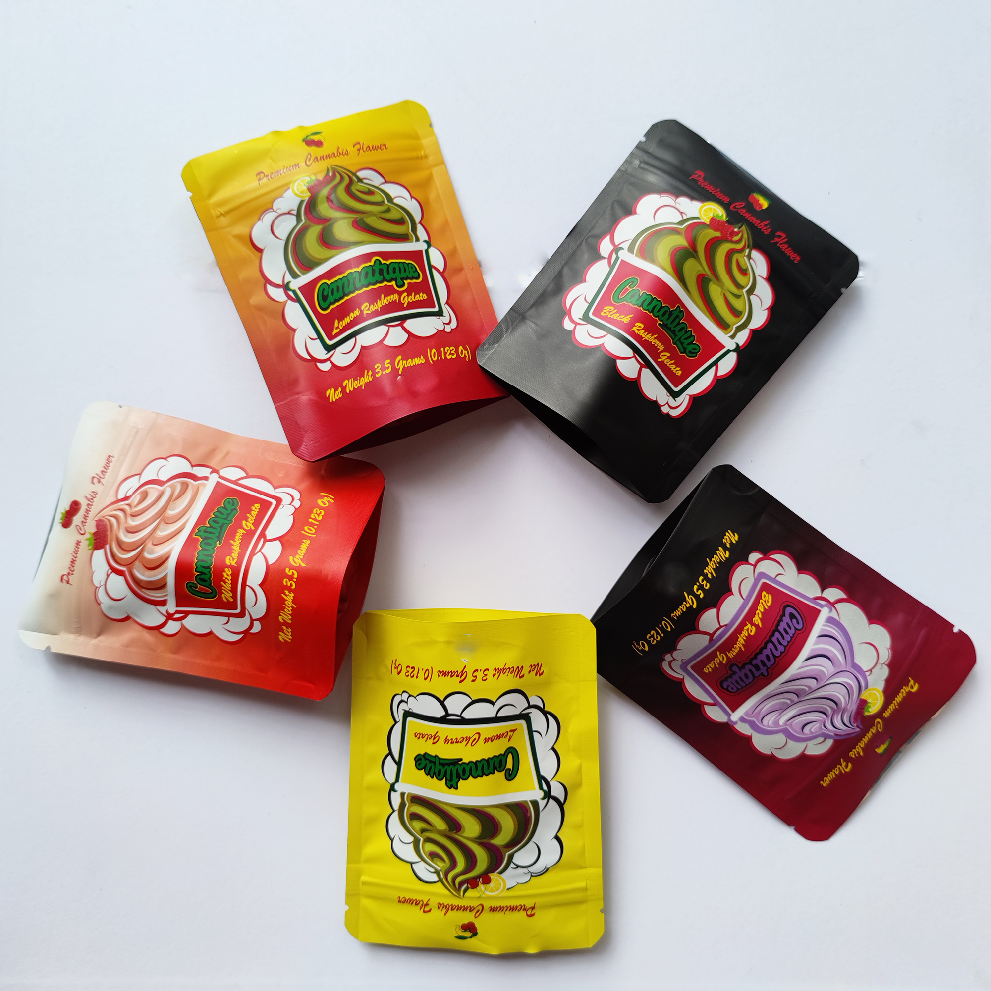 Ice Cream Cake gummies mylar bags cannatique marathon candy 500MG strawberry sour smell proof bag jeff og edibles gummy packaging soft touch skin zipper lock bag
Ice Cream Cake gummies mylar bags cannatique marathon candy 500MG strawberry sour smell proof bag jeff og edibles gummy packaging soft touch skin zipper lock bag
