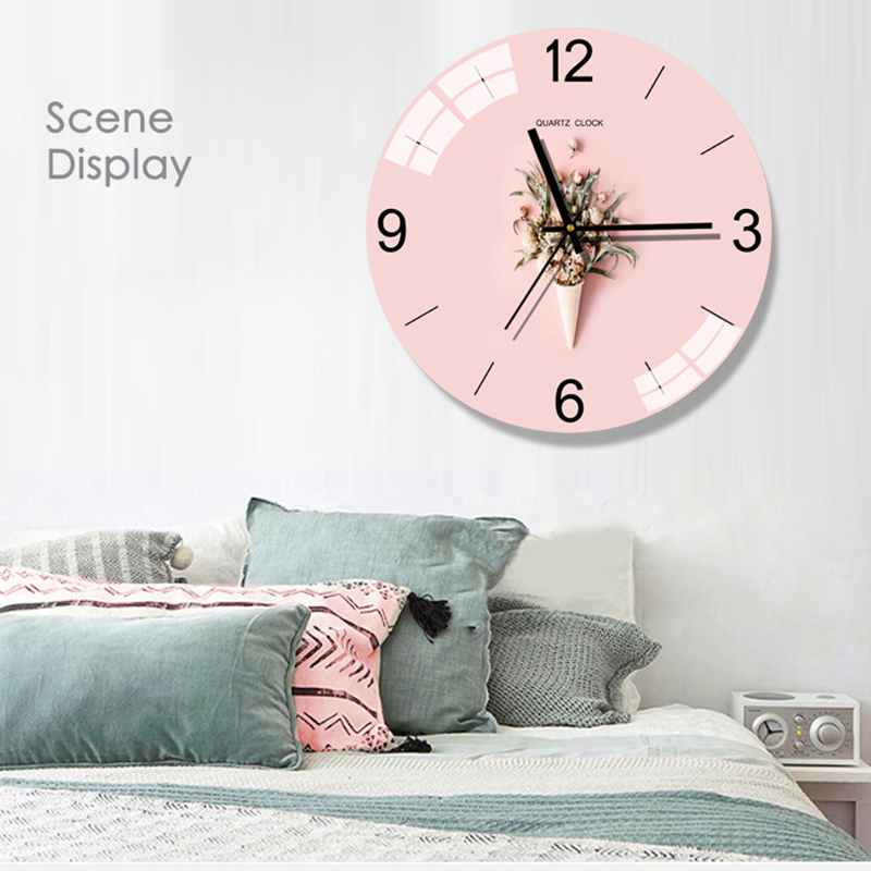 Large Glass Wall Clock Modern Design Kitchen Clock Living Room Creative Nordic Silent Bedroom Clocks Wall Home Decor Klok