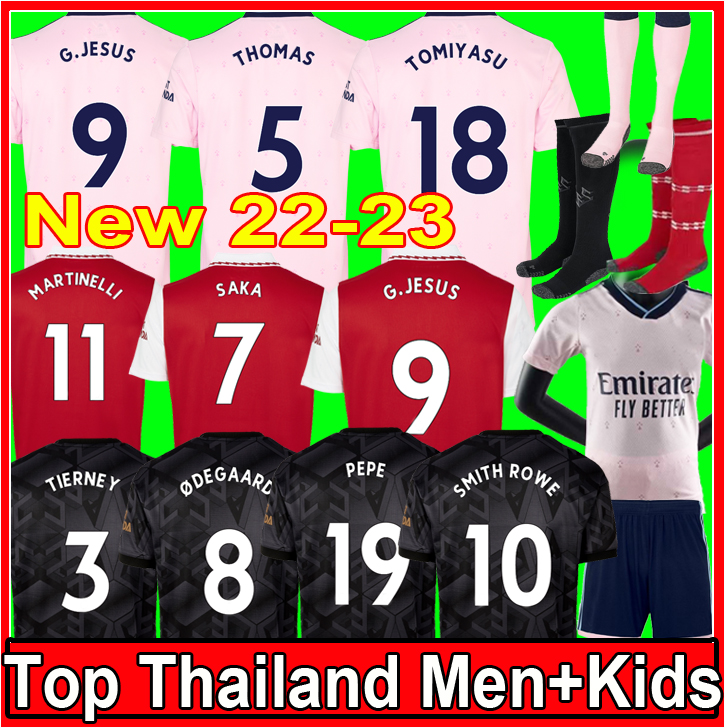 22 23 G.JESUS SMITH ROWE PEPE SAKA soccer jersey Fans Player version ODEGAARD THOMAS MARTINELLI TIERNEY 2021 2022 2023 football kits shirt Men Kids sets uniforms, 23 3rd
22 23 G.JESUS SMITH ROWE PEPE SAKA soccer jersey Fans Player version ODEGAARD THOMAS MARTINELLI TIERNEY 2021 2022 2023 football kits shirt Men Kids sets uniforms, 23 3rd