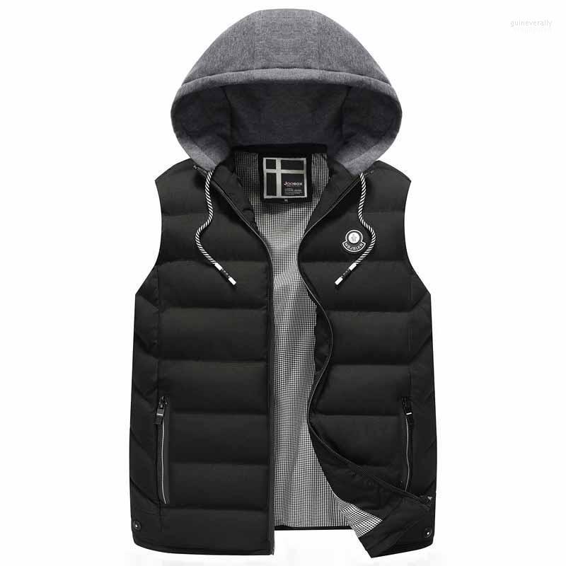 Nens Sleeveless Jacket Winter Fashion Hooded Casual Coat Male Cotton-padded Vest Men Thicken Waistcoat 3XL Guin22, Black
Nens Sleeveless Jacket Winter Fashion Hooded Casual Coat Male Cotton-padded Vest Men Thicken Waistcoat 3XL Guin22, Black