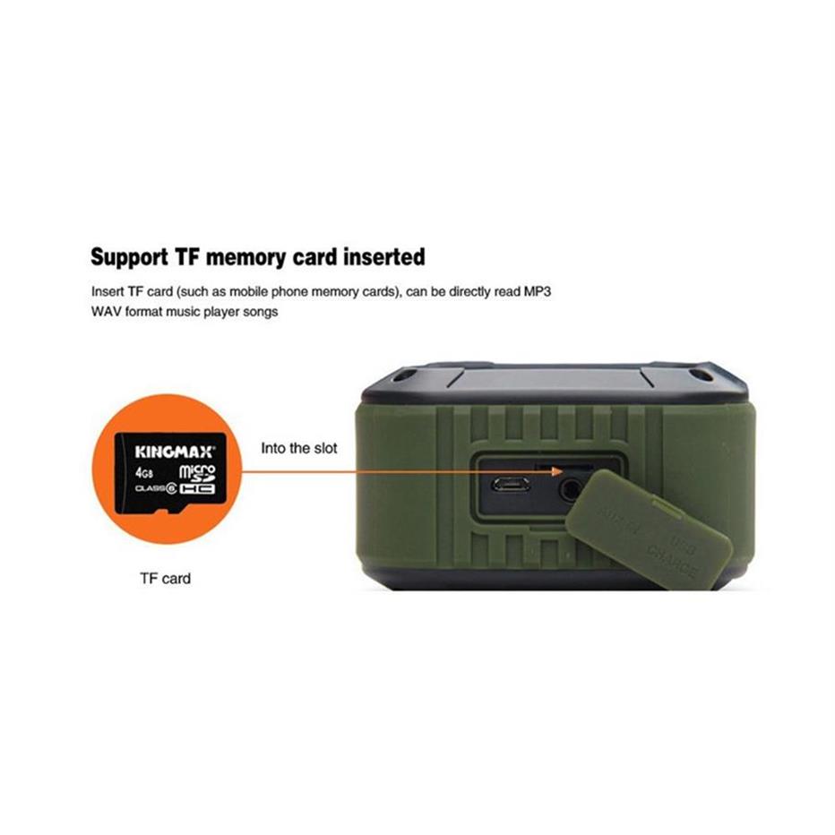 WKING S7 Portable NFC Wireless Waterproof Bluetooth 4 0 Speaker with 10 Hours Playtime for Outdoors Shower 4 colors156j252M235h