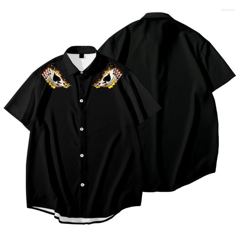 Men's Casual Shirts 2022 Cross-border Shirt Short-sleeved Spades A Pattern 3D Digital Printing Summer Customization
Men's Casual Shirts 2022 Cross-border Shirt Short-sleeved Spades A Pattern 3D Digital Printing Summer Customization